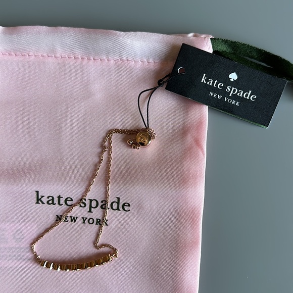 NWT Kate Spade slider bracelet rose gold - Picture 3 of 3